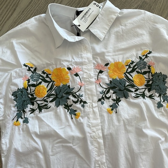 Boohoo Embroidered Shirt Dress - Picture 5 of 5